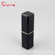 Custom Logo Classic Custom Black Empty Lipstick Square Shape Tubes Cosmetic Magnetic Lip Stick Tube